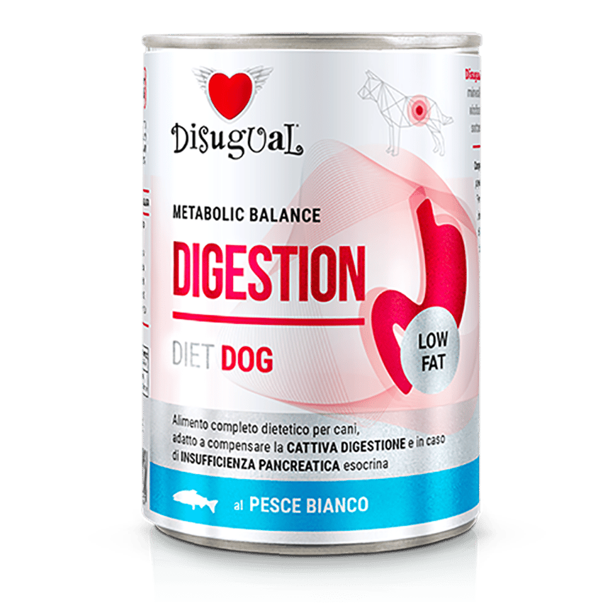 Disugual 意極鮮 處方糧 狗罐頭 高消化低脂配方 白魚 400g (DSDT011) | 意大利製造 (圖片2)
