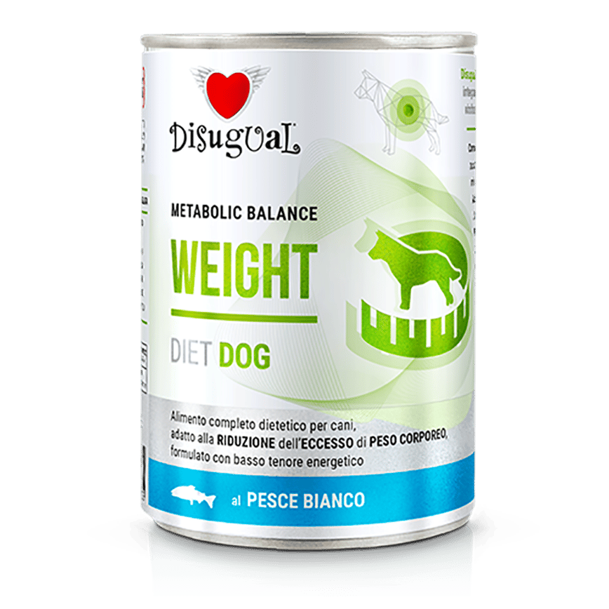 Disugual 意極鮮 處方糧 狗罐頭 控制體重配方 白魚 400g (DSDT072) | 意大利製造 (圖片2)