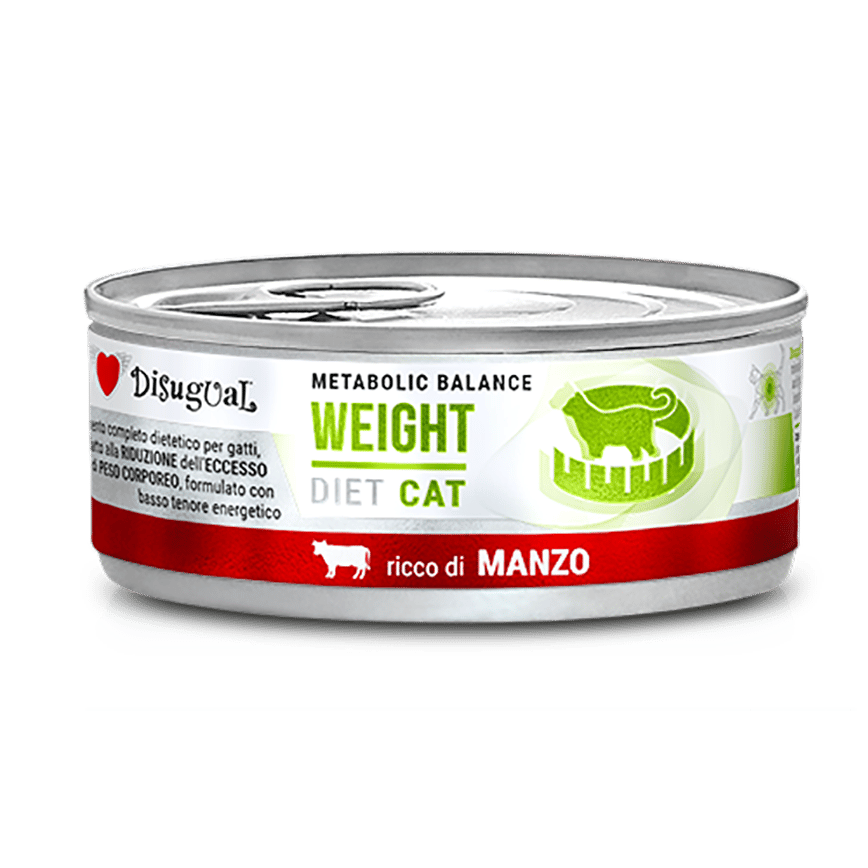 Disugual 意極鮮 處方糧 貓罐頭 控制體重配方 牛肉 85g (DSDTG070) | 意大利製造 - 限時優惠價 (圖片2)