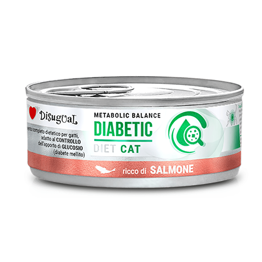 Disugual 意極鮮 處方糧 貓罐頭 糖尿病配方 三文魚 85g (DSDTG082) | 意大利製造 - 限時優惠價 (圖片2)