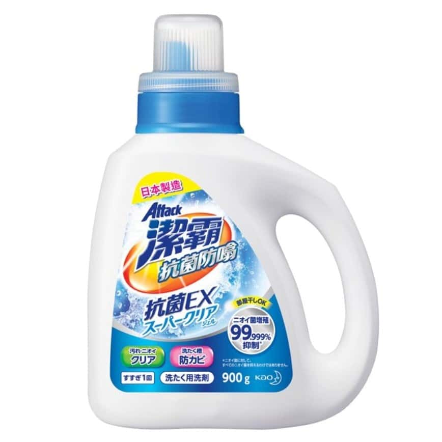 花王Kao Attack 潔霸 抗菌極致濃縮洗衣液 900g 藍色 (圖片2)