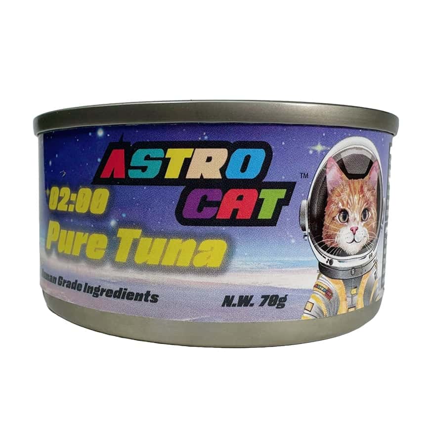 ASTRO CAT 貓罐頭 無穀物肉絲湯罐 純吞拿魚 70g (P00154-1) (圖片2)