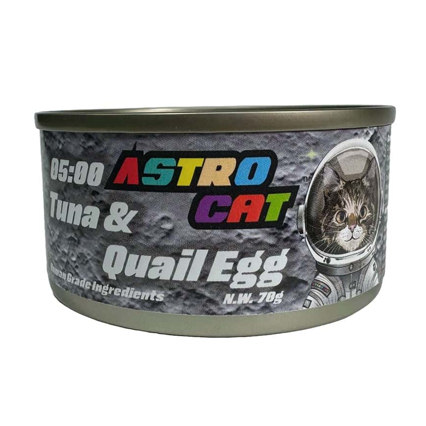 ASTRO CAT 貓罐頭 無穀物肉絲湯罐 鵪鶉蛋+吞拿魚 70g (圖片2)