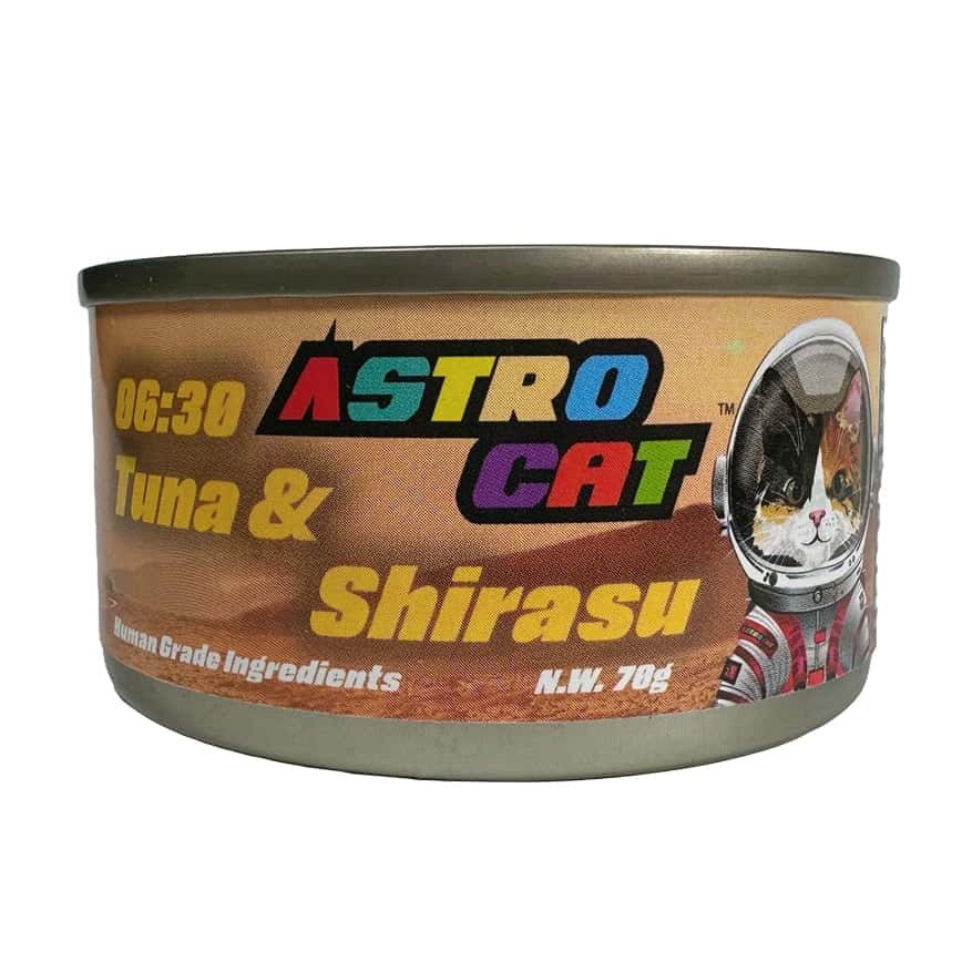 ASTRO CAT 貓罐頭 無穀物肉絲湯罐 魩仔魚(白飯魚)+吞拿魚 70g (圖片2)