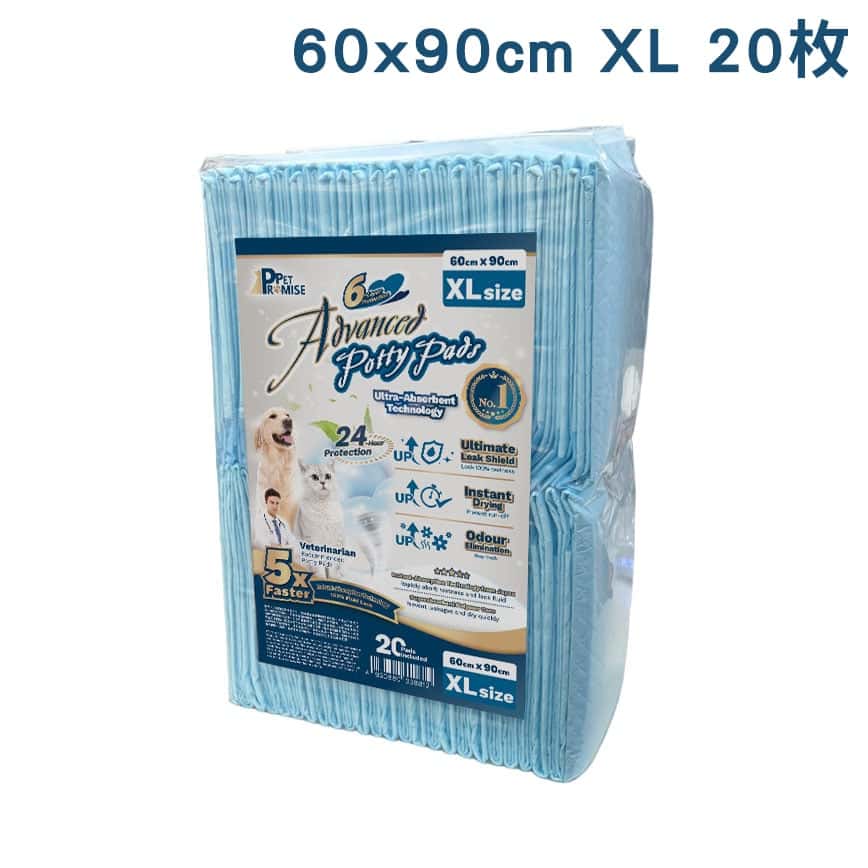 Pet Promise毛孩承諾 寵物尿墊 狗尿墊 狗尿片 輕量版加厚款 [60x90 XL碼 20枚] - 限時優惠 (圖片2)