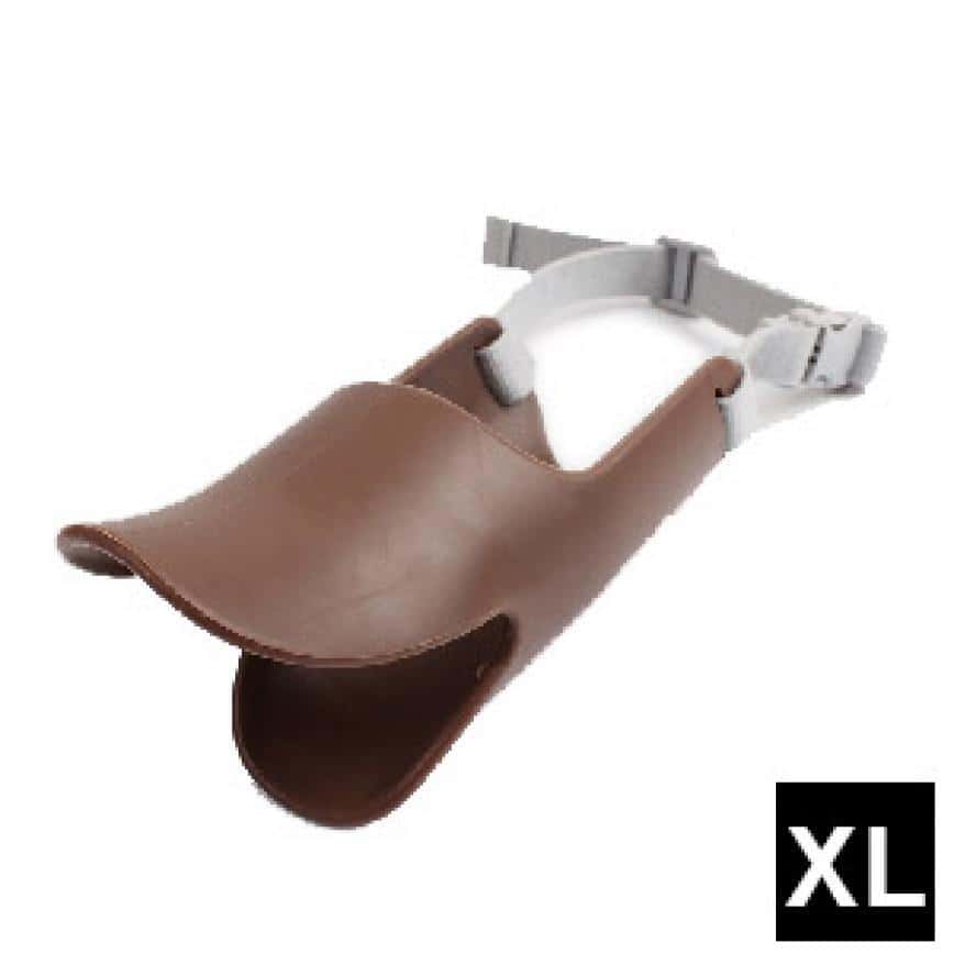 Dougez 可愛鴨仔造型狗狗口罩 (XL碼 啡) (圖片2)