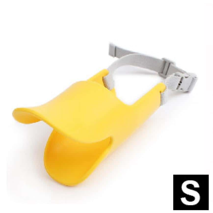 Dougez 可愛鴨仔造型狗狗口罩 (S碼 黃) (圖片2)