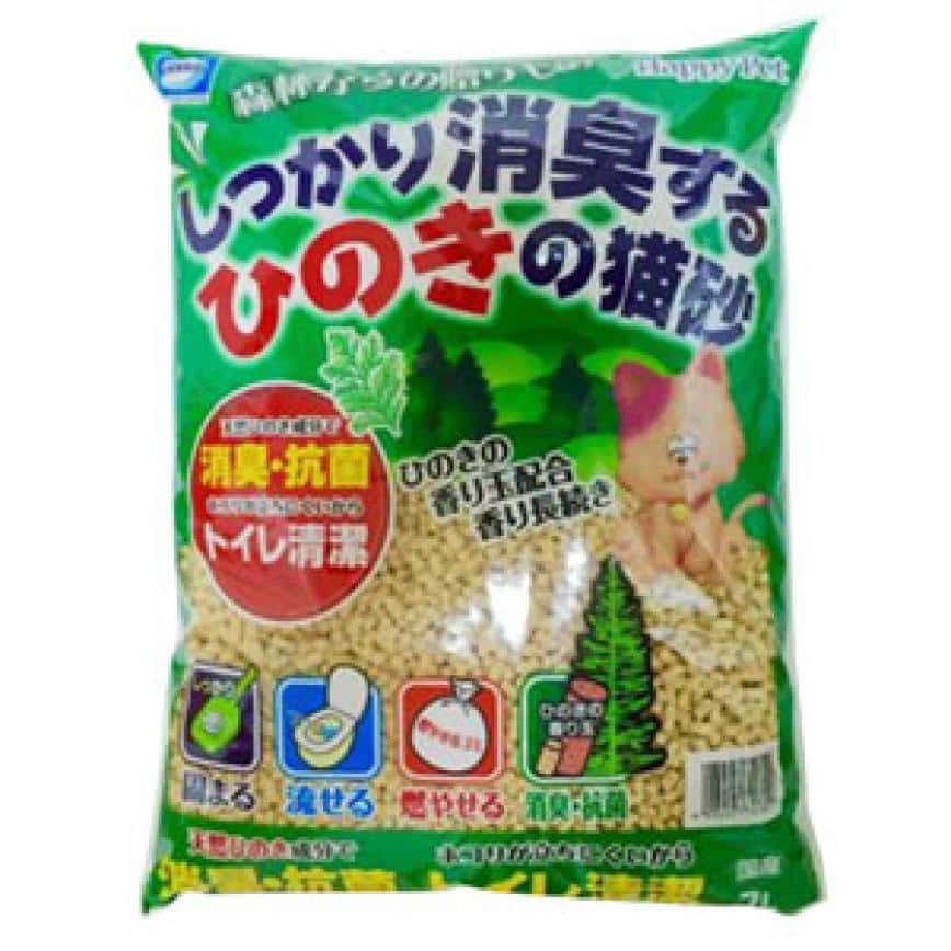 日本HappyPet大塚超強凝結柏 木貓砂 7L (草綠) (圖片2)