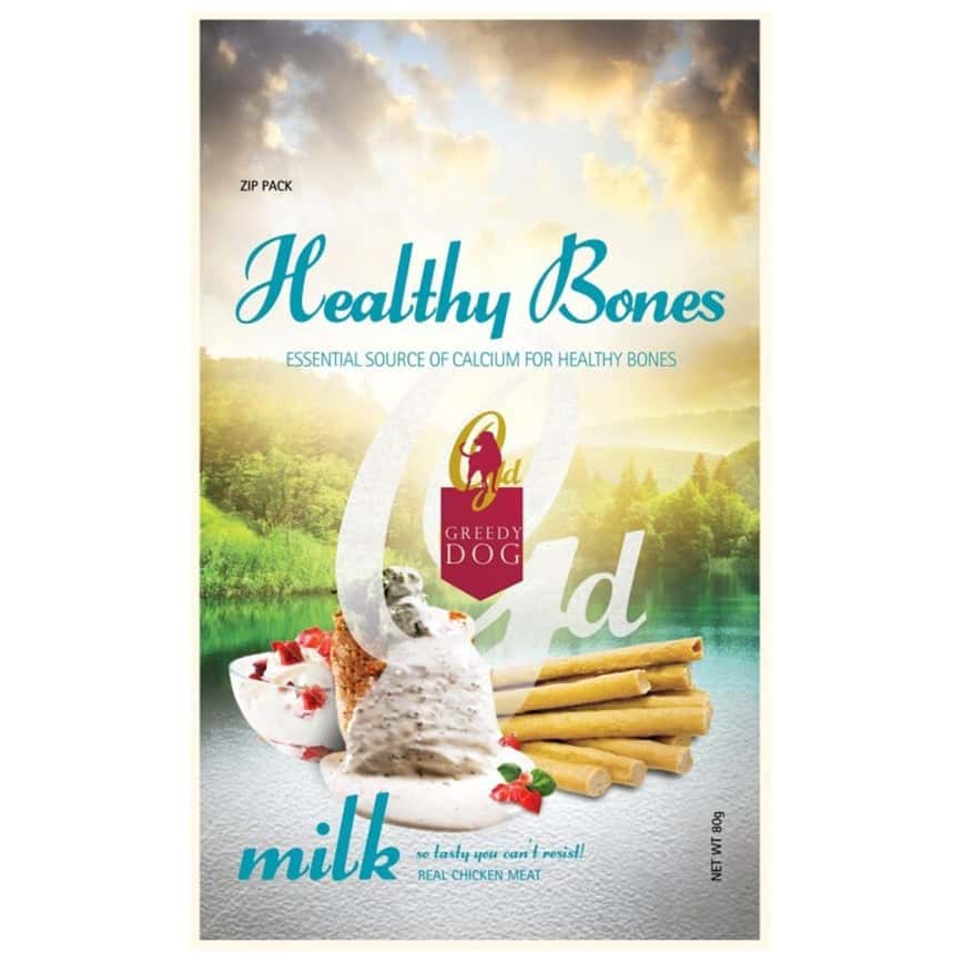 Greedy Dog 純天然狗小食 milk 牛奶 80g (GD-MIC) (圖片2)