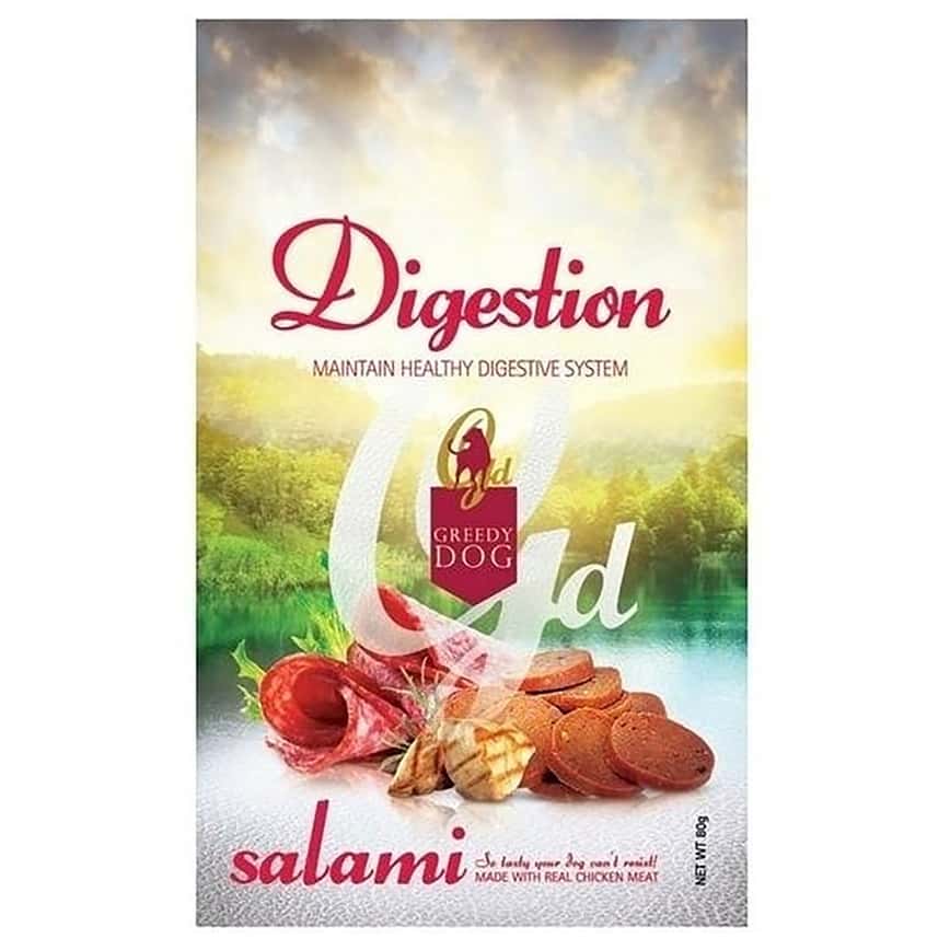 Greedy Dog 純天然狗小食 salami 莎樂美腸 80g (GD-SLC) (圖片2)