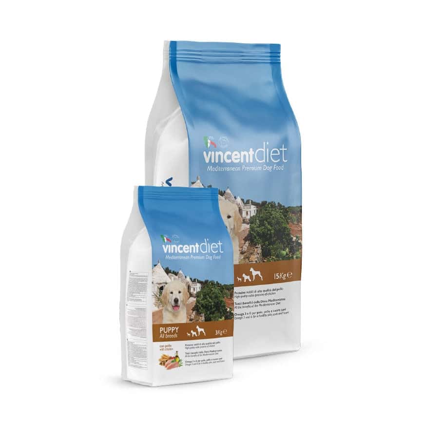 Vincent Diet 狗糧堡 狗糧 成犬全品種完整均衡營養配方 意大利製造 雞肉味 15kg - 限時體驗價 (圖片2)