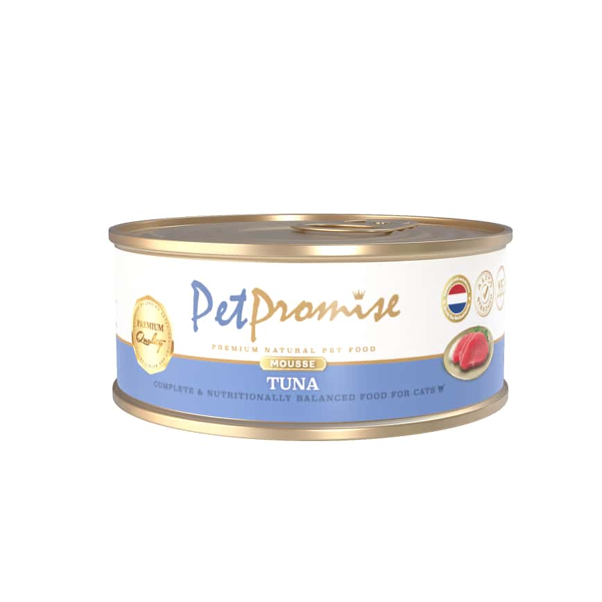 Pet Promise 貓罐頭 荷蘭罐 AAFCO 主食罐 吞拿魚慕斯 40g - 限時試食價 (圖片2)