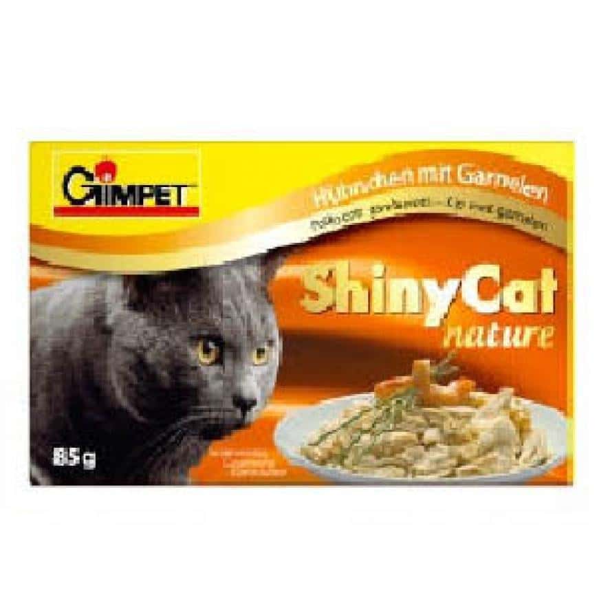Gim Cat 貓罐頭 ShinyCat Nature 天然優質水煮罐 雞肉及鮮蝦 85g (橙) (GM411859) (圖片2)