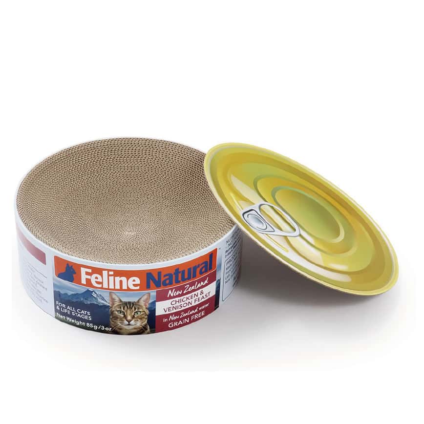 Feline Natural 貓罐頭造型 貓抓板貓窩 直徑約40cm 1個 (圖片2)