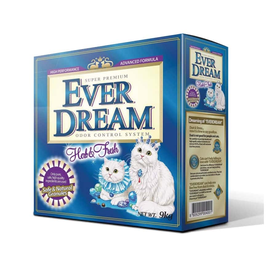 EVERDREAM 美國 藍夢貓砂極速凝結 礦物貓砂 草本清香 紫色 19.8lbs (9kg) - 試用優惠 (圖片2)