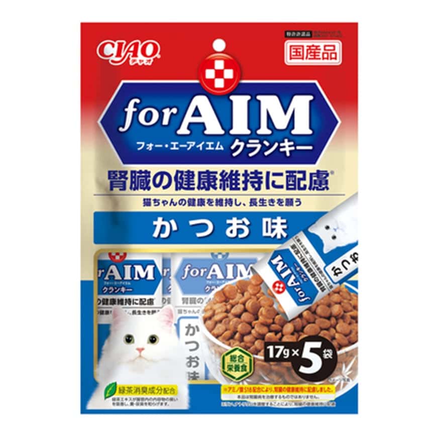 CIAO 貓糧 腎臟健康配方 鰹魚味 17g×5袋 (CA-32) (圖片2)