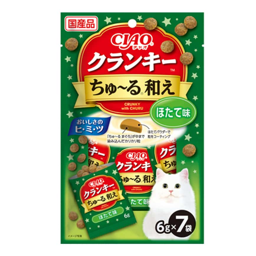 CIAO 貓零食 夾心餅 扇貝味 6g×7袋 (P-461) (圖片2)