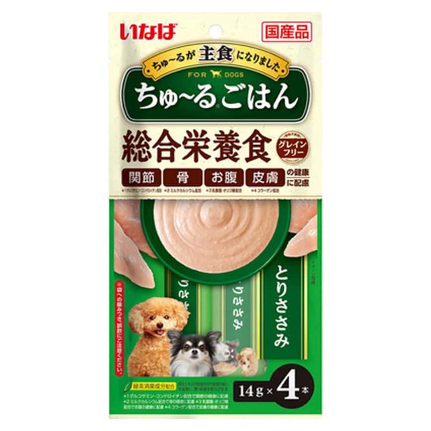 CIAO 狗肉泥 主食肉醬系列 雞肉味 14g×4本 (DS-241) (圖片2)
