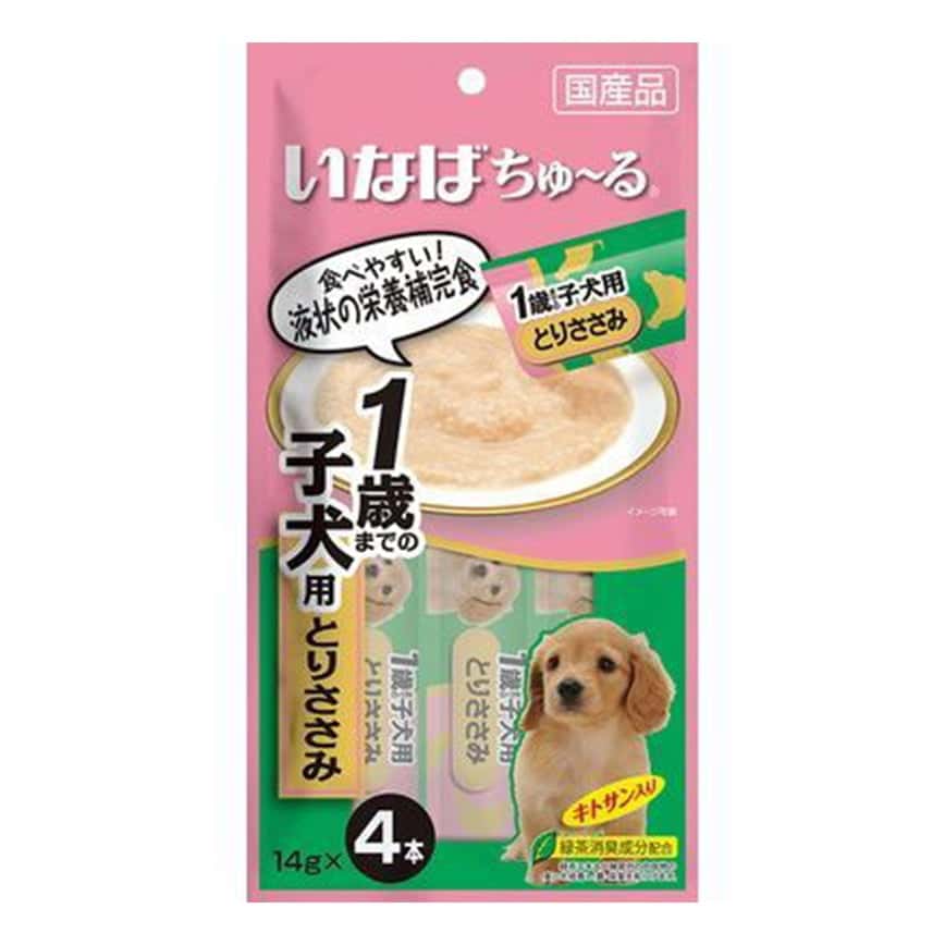 CIAO 狗肉泥 1歲以下幼犬用 雞肉肉醬14g×4本 (DS-117) (圖片2)