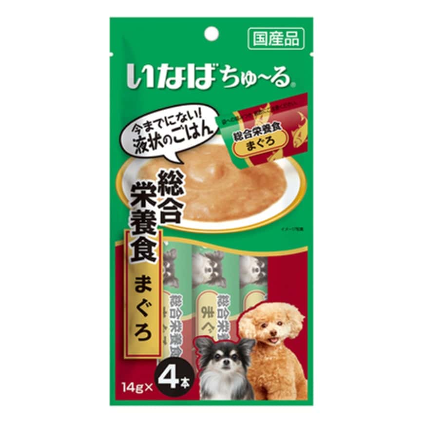 CIAO 狗肉泥 綜合營養 吞拿魚肉醬 14g×4本 (DS-214) (圖片2)