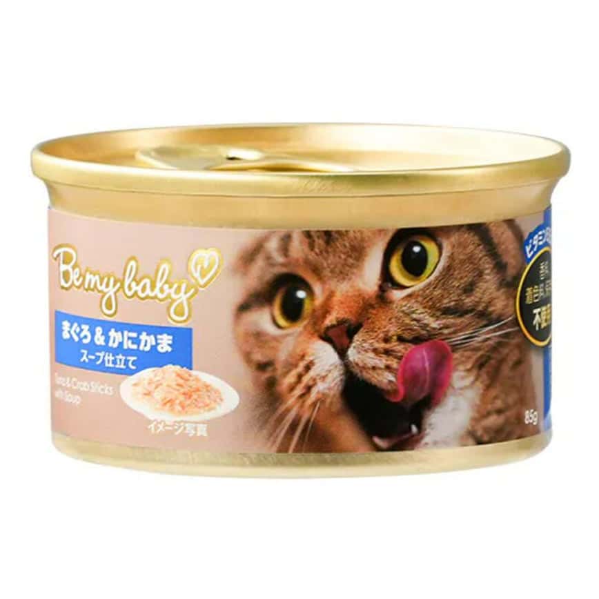 Be My Baby 貓罐頭 鮮肉無穀無膠 升級湯汁配方 吞拿魚&蟹柳 85g (90403546) (圖片2)
