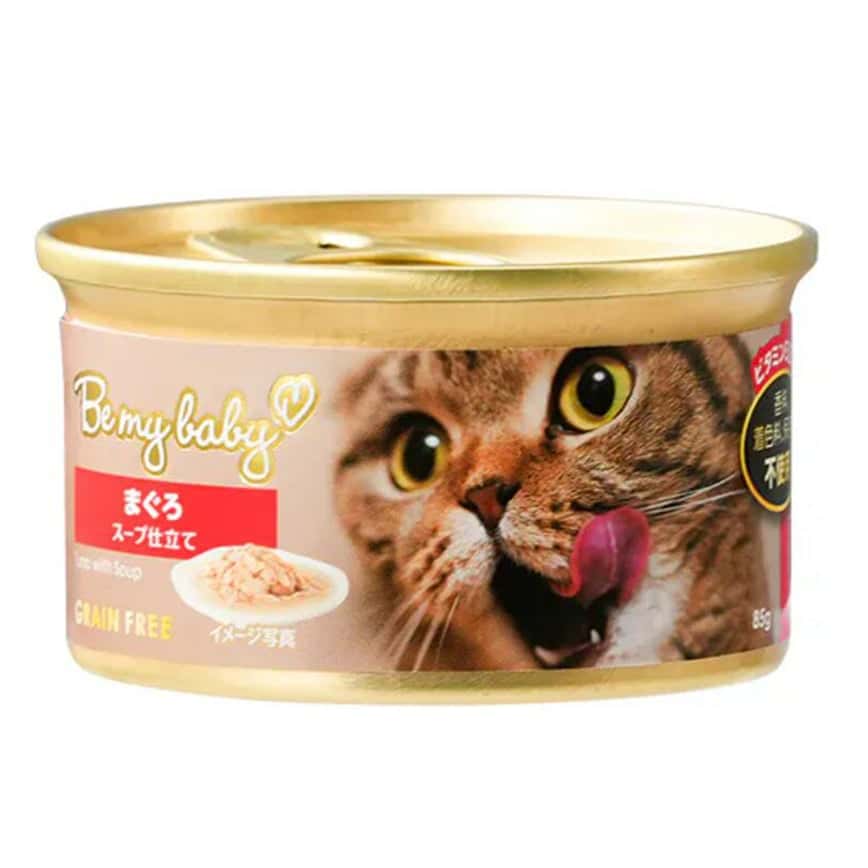 Be My Baby 貓罐頭 鮮肉無穀無膠 升級湯汁配方 吞拿魚 85g (90403550) (圖片2)