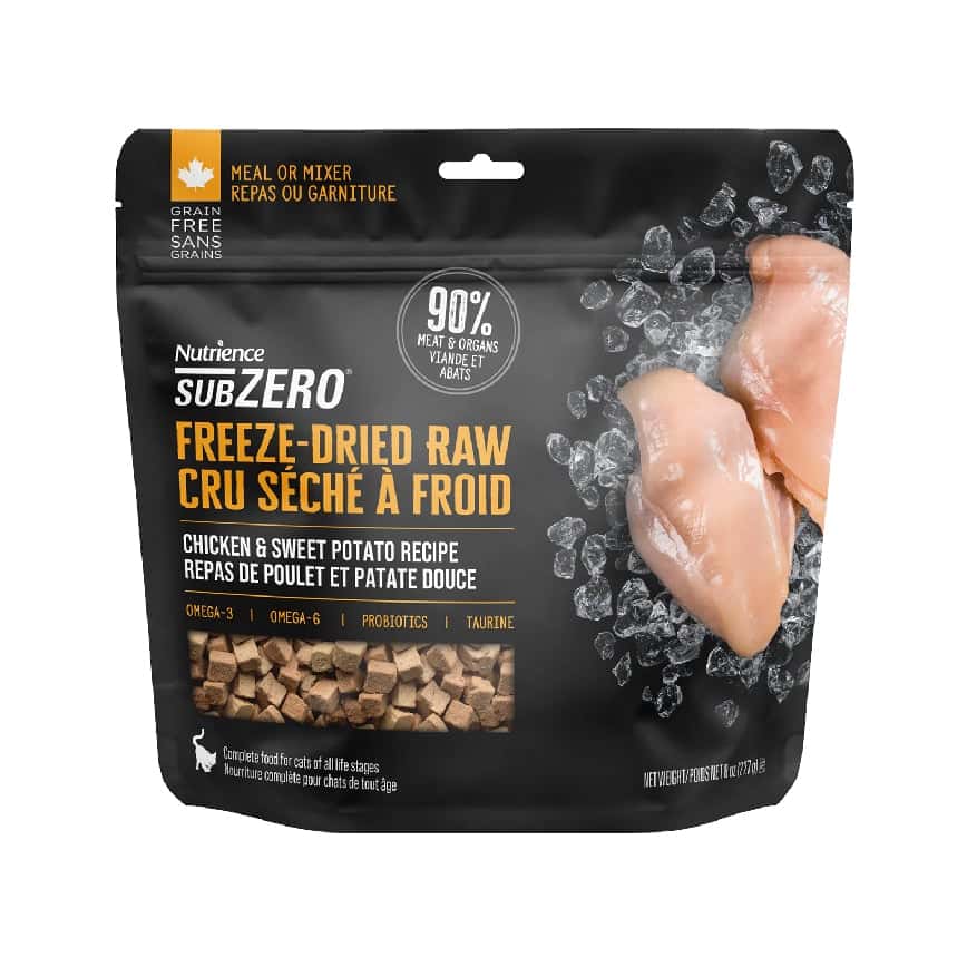 Nutrience SUBZERO 全天然凍乾生肉貓糧 鮮雞肉&甘薯 113g (C2586) (圖片2)