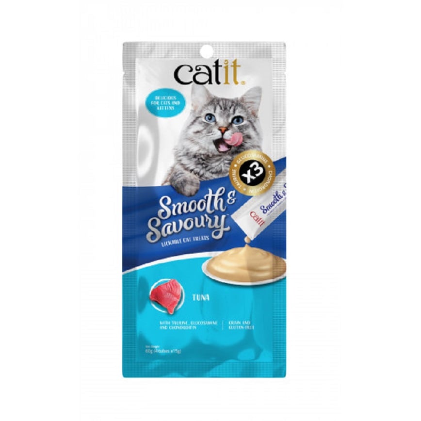 Catit Smooth & Savoury 肉泥條 吞拿魚 60g (15g x 4) (44403) (圖片2)