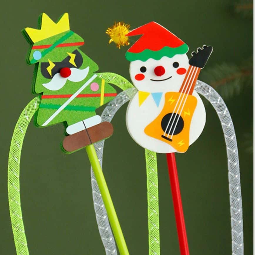 HelloDOG 貓玩具 聖誕可愛造型逗貓玩具 聖誕樹雪人 隨機款 (圖片2)