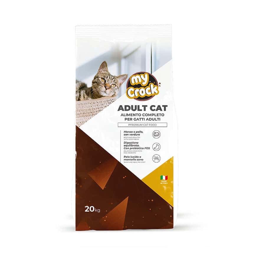 My Crock 意大利貓糧 成貓全營養配方 牛肉及雞肉味 20kg (圖片2)