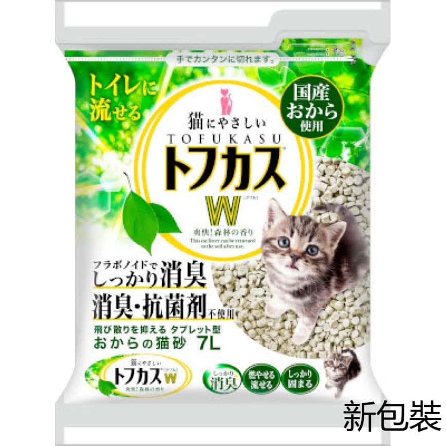 W之爽快特強除臭 豆腐貓砂 圓片型 7L (UH87) (圖片2)