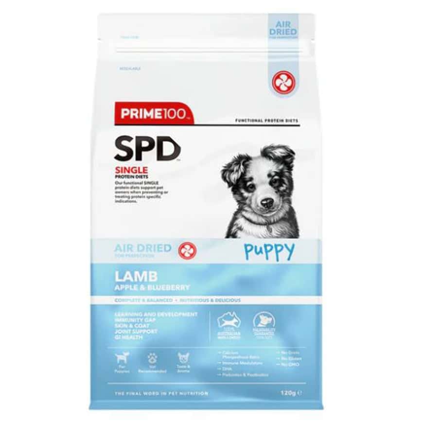 PRIME100 Air Dried 狗糧 幼犬糧 羊肉併蘋果藍莓 120g (20250418) (圖片2)