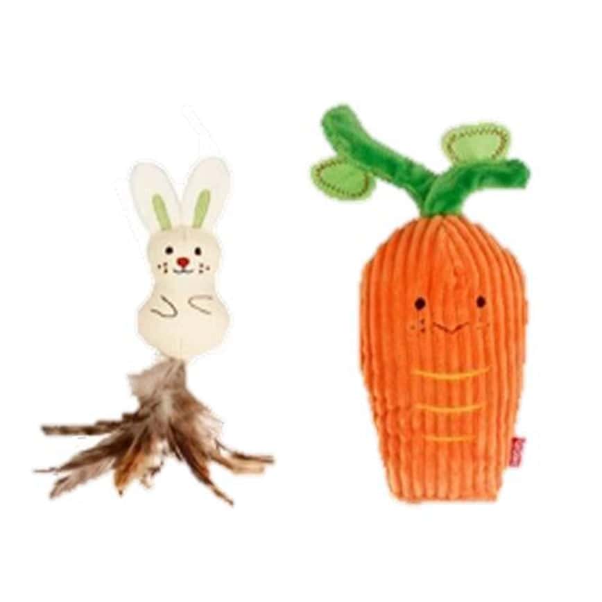 GiGwi 羽毛響紙貓薄荷系列 胡蘿蔔兔 (7352)  (圖片2)