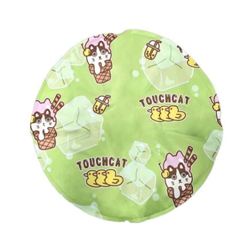 TOUCHDOG 圓型冰涼墊 綠色 47x47cm (TCBD0038-F)  (圖片2)