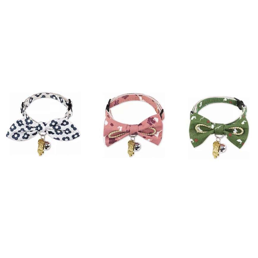 TOUCHCAT 森系貓頸繩 藏青/嫣紅/竹青(顔色隨機)  (圖片2)