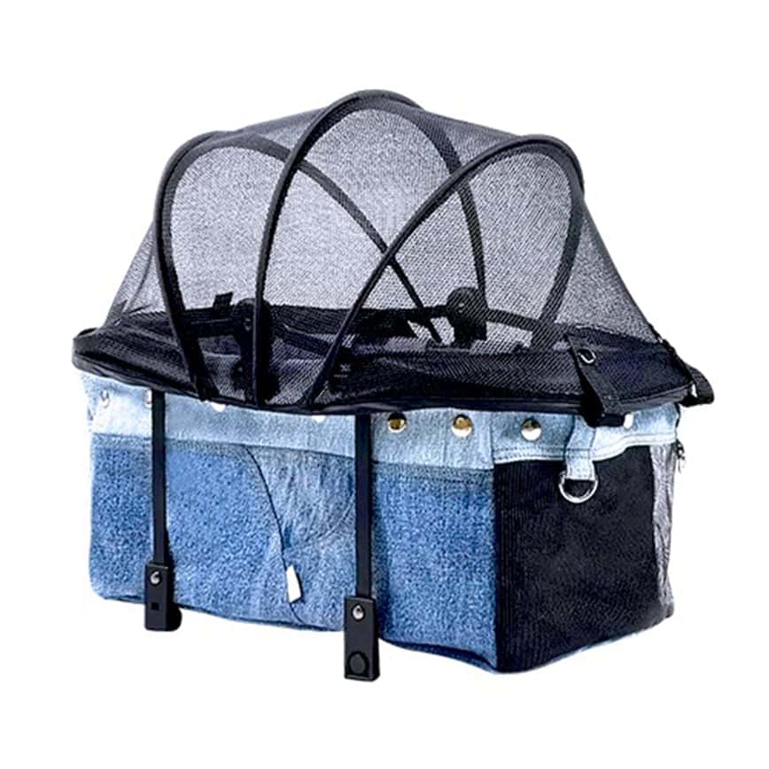 WANRIDE 寵物手推車 牛仔藍 上層 (GLRP-PRU1-BL)  (圖片2)