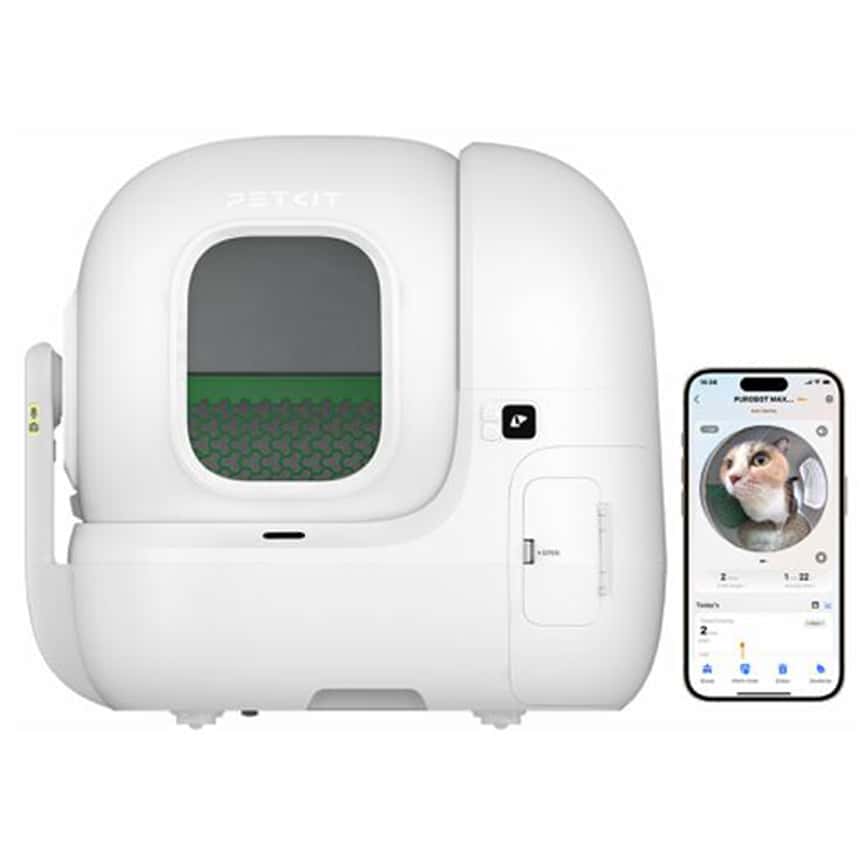 PETKIT PUROBOT MAX PRO AI智能全⾃動貓砂盆 貓廁所 白色 (pkt5a) (圖片2)