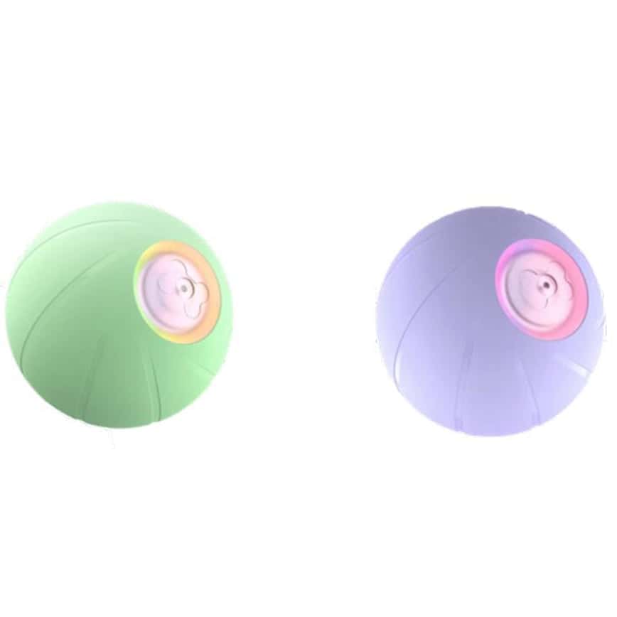 Cheerble Wicked Ball PE互動寵物球 中⼩型⽝⽤ 綠/紫 直徑7.8cm (顔色隨機)  (圖片2)