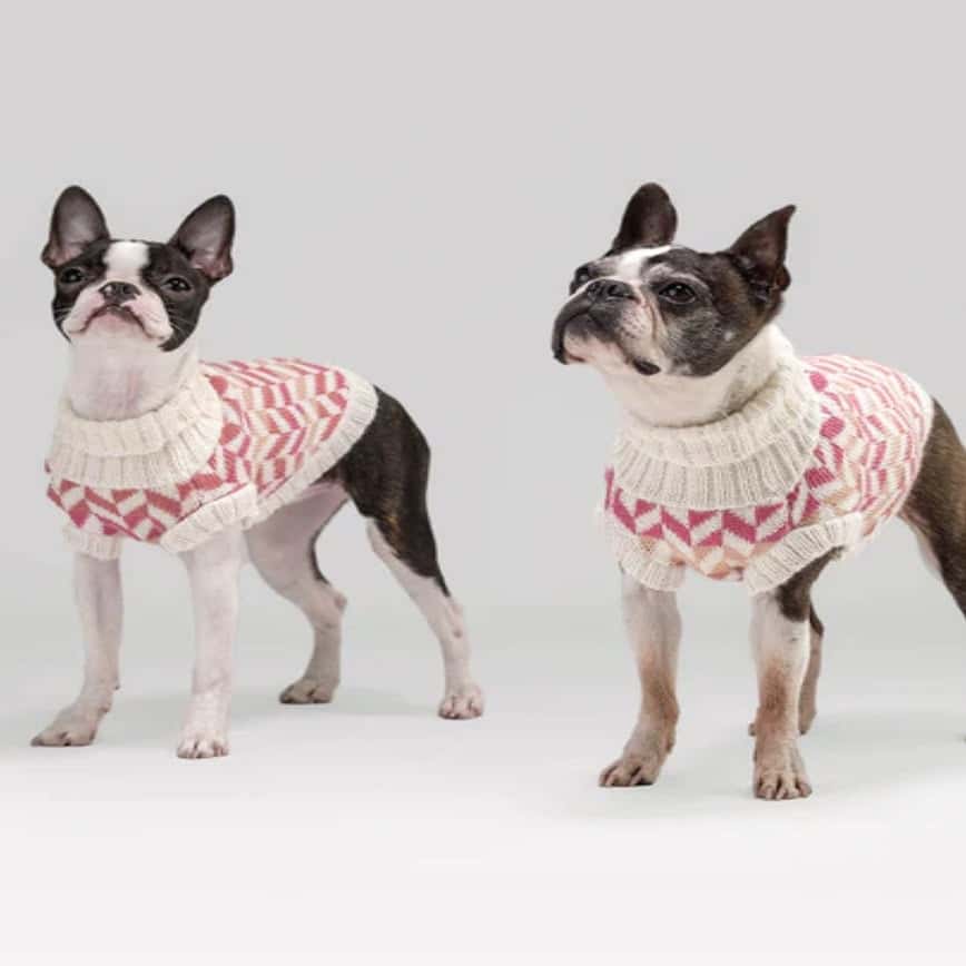 Alqo Wasi 頂級樽領圖案衞衣 人字碎花 M (圖片2)