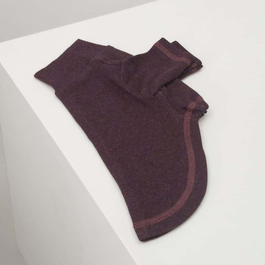 Alqo Wasi 舒適優質有機全綿T-Shirt 深紅色 S  (圖片2)