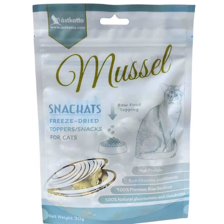 Astkatta 貓零食 凍乾寵物零食 原隻貽貝 30g (P00153) (圖片2)
