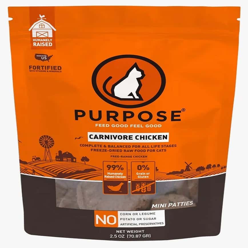 PURPOSE 貓糧 凍乾脫水生肉肉餅 單一蛋白 雞肉 2.5oz (678168) (圖片2)