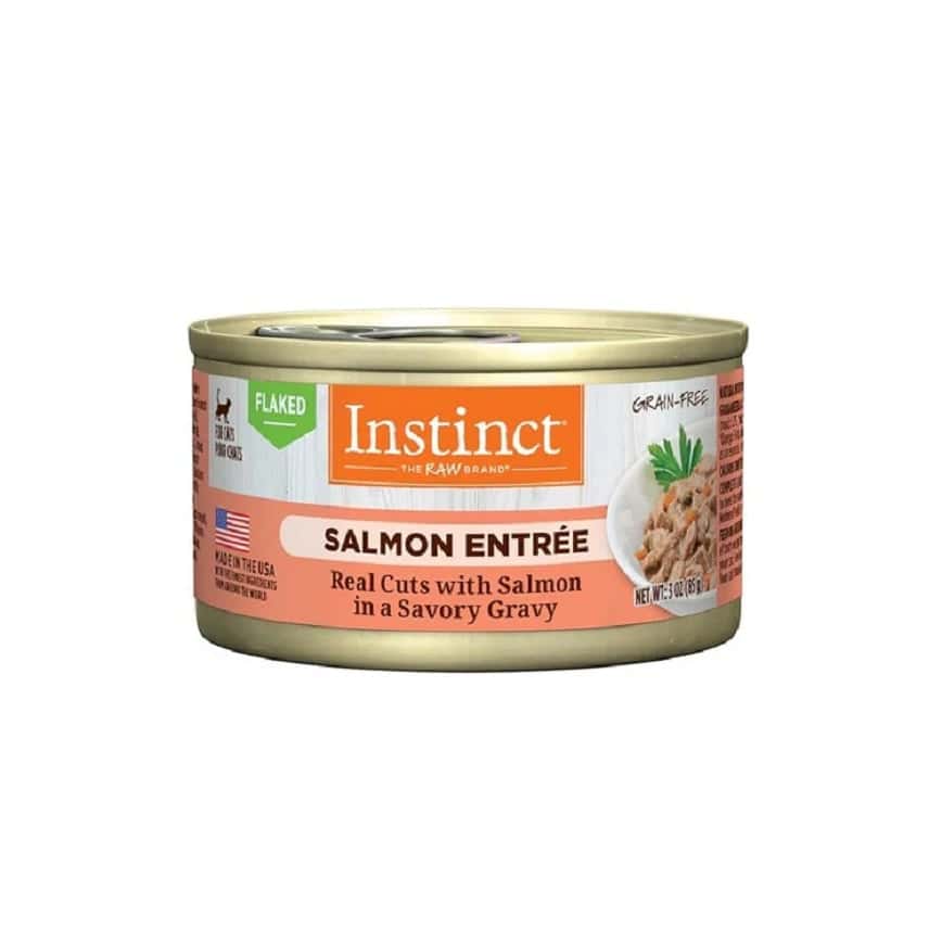 Instinct 貓罐頭 無穀物肉汁 三文魚片貓用主食罐頭 3oz (718215) (圖片2)