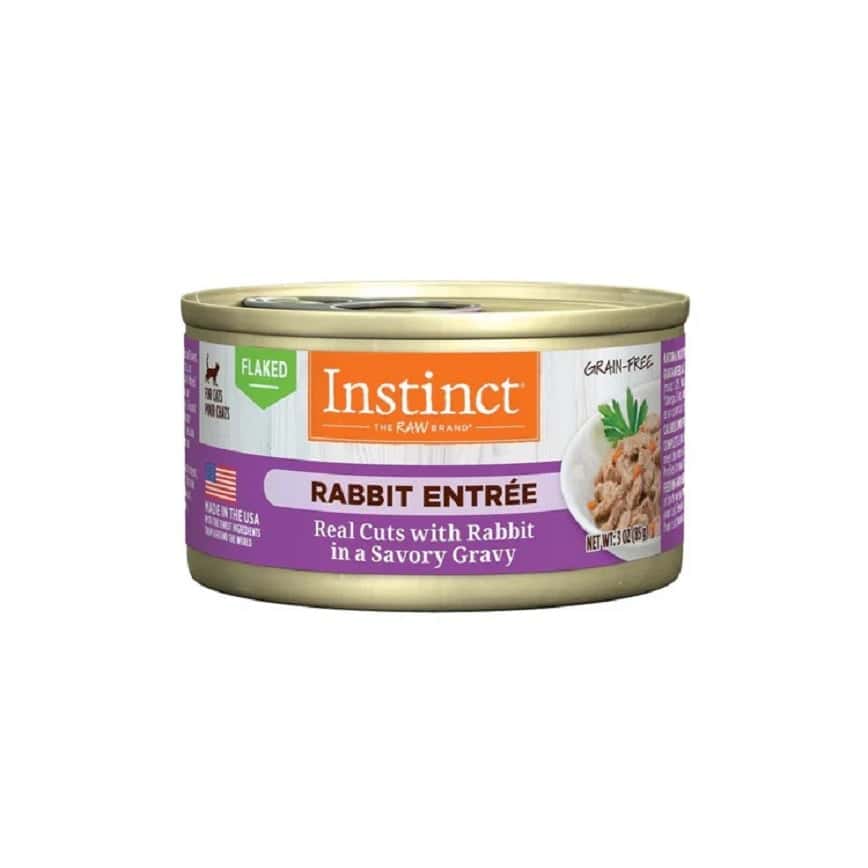 Instinct 貓罐頭 無穀物肉汁 兔肉片貓用主食罐頭 3oz (718239) (圖片2)