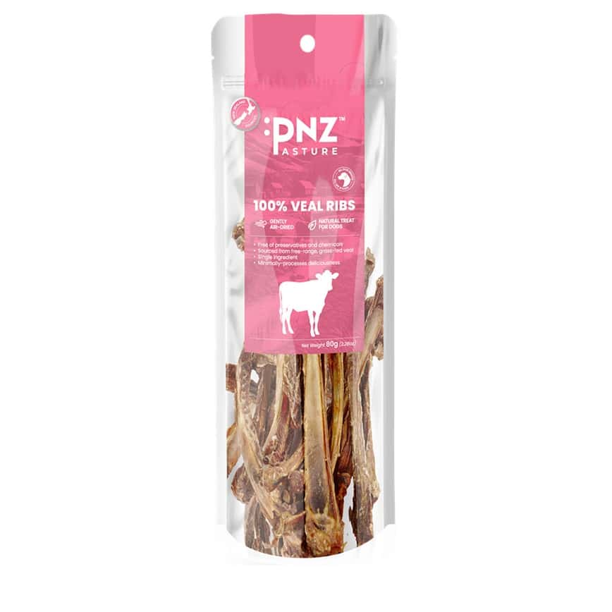 PNZ 牧埸滋味 狗零食 風乾小牛肋骨 80g (PNN3117A) (圖片2)