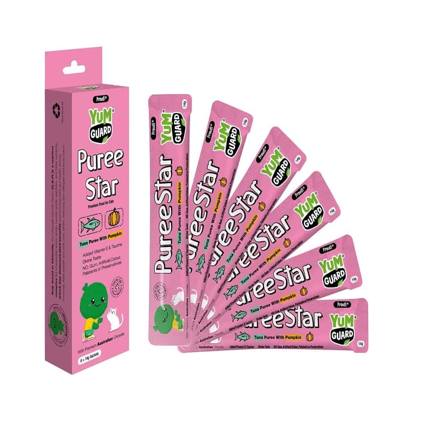 YumGuard 營加 吞拿魚南瓜果泥貓零食 14gx6 (2103001) (圖片2)