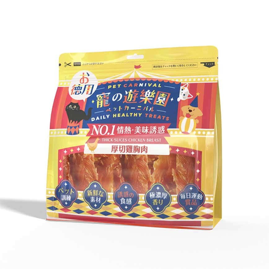 寵之遊樂園 風乾狗零食 嚴選厚切雞胸肉乾 900g (圖片2)