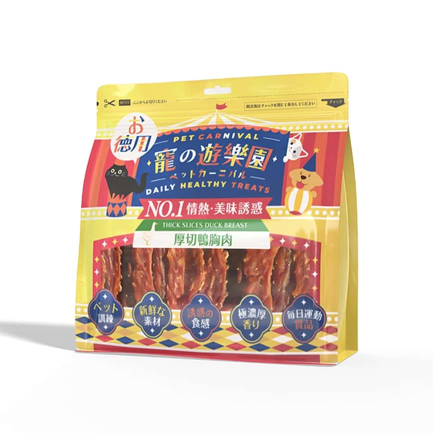 寵之遊樂園 風乾狗零食 嚴選厚切鴨胸肉乾 900g (圖片2)