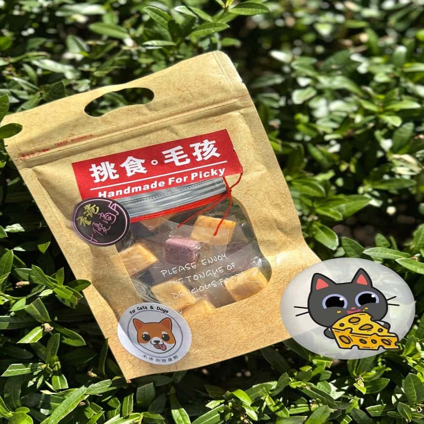 挑食毛孩 天然小食 芝士四重奏 80g (圖片2)