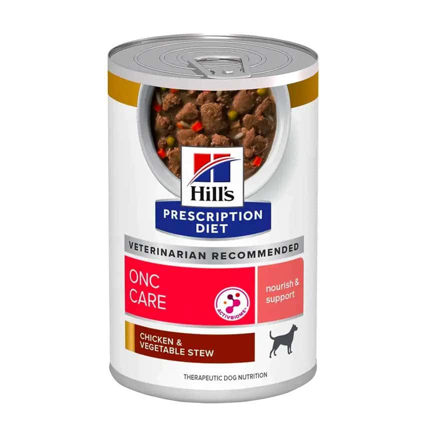 Hills 處方糧 狗罐頭 ONC CARE 腫瘤照護配方罐頭 雞肉燉蔬菜味 12.5oz (圖片2)